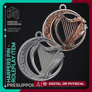 Harper Pin - RP item -  PRESUPPORTED - Illustrated and Stats - 32mm scale