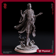 Male Human Monk, Sorcerer, Psion PC NPC | 28mm, 32mm,54mm, 75mm, 100mm Scale Resin Mini | Dungeons and Dragons| Flesh of Gods - Only-Games