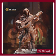 Male Bard Elf, Half-Elf,  Eladrin Unpainted Miniature D&D | 28mm, 32mm,54mm,75mm, 100mm Scales | Dungeons and Dragons  5E | DM Stash - Only-Games