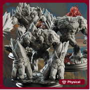 Elemental Golems - The Three Faces - Only-Games