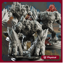Elemental Golems - The Three Faces