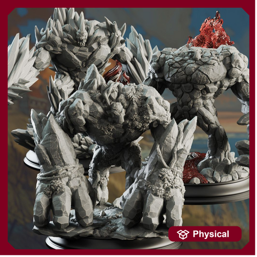 Elemental Golems - The Three Faces - Only-Games