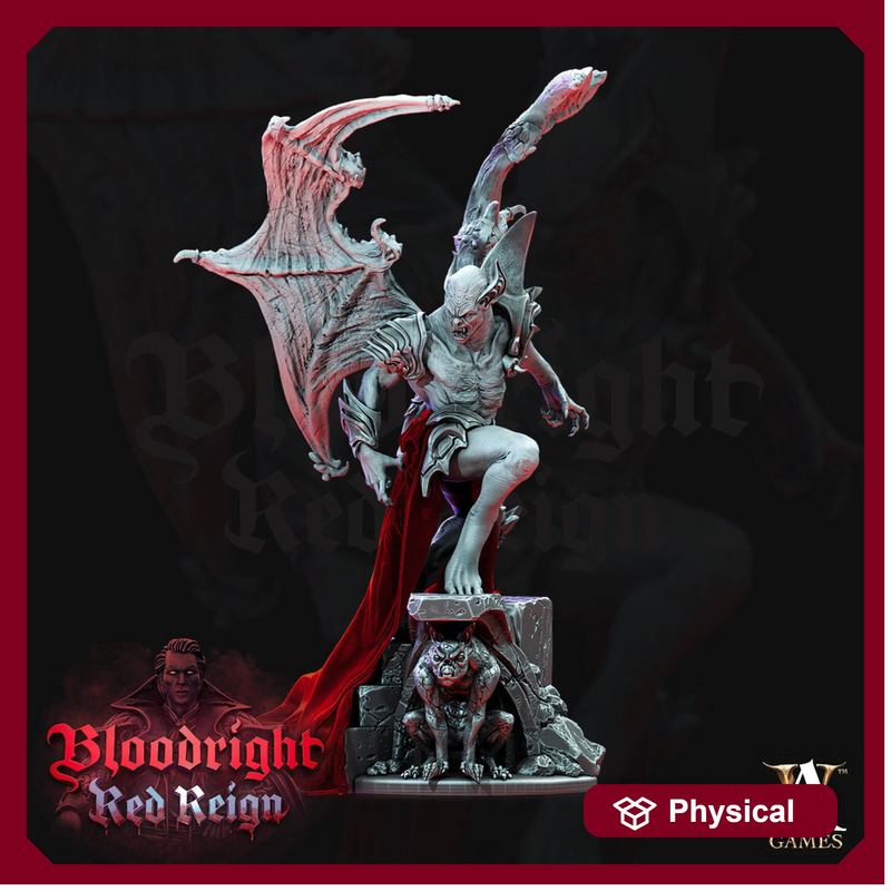Vampire Elder | 120mm tall available: 28mm, 32mm, Scales | Undead Dungeons and Dragons 5e Miniatures | Pathfinder | Figurine | DnD Mini | - Only-Games