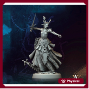 Hag, Witch, Sorcerer, Warlock, Undead, Necromancer | 28mm,32mm,54mm,75mm,100mm Scales| Dungeons and Dragons | Pathfinder | Archvillain Games - Only-Games