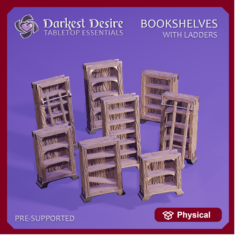 Fantasy Library Bookshelves
