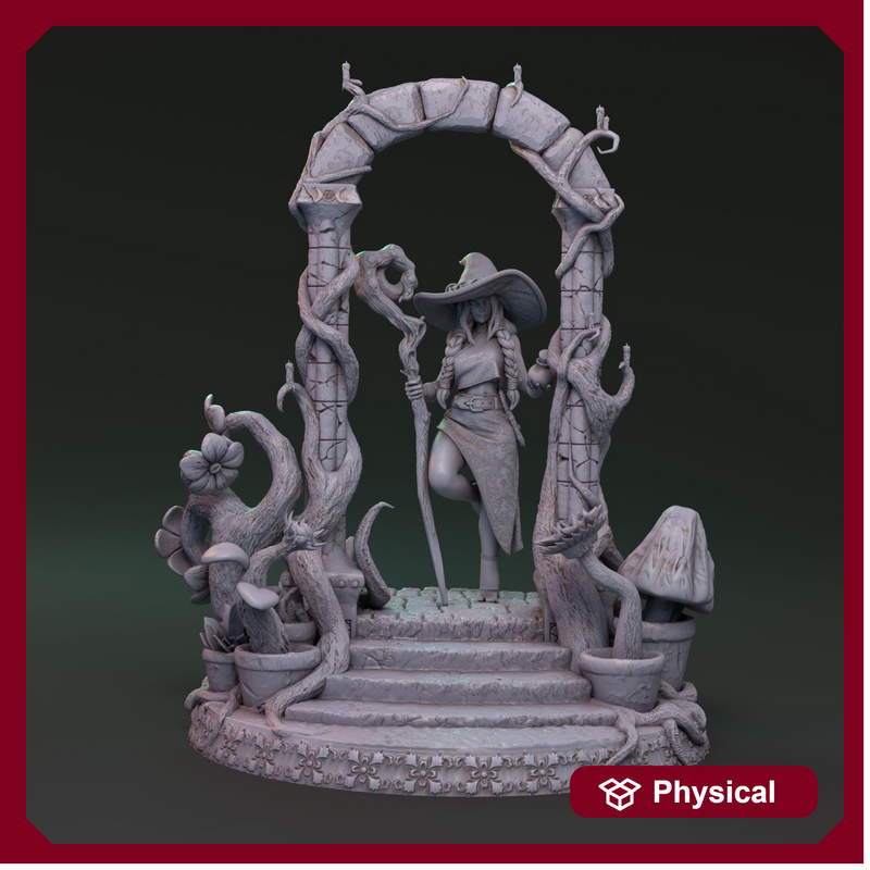 Mysterious witchcraft of Lionila - Alana Rotesfeld diorama 32mm - Only-Games