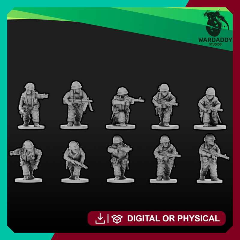 Vietnam: US Infantry Squad 2 (15mm)