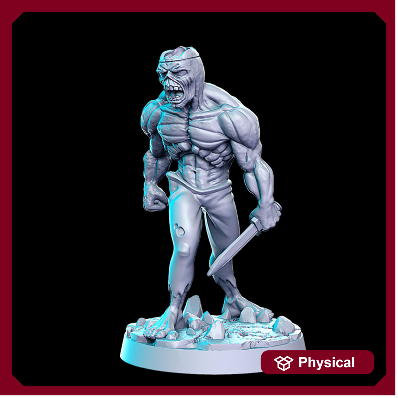 Zombie with sword - 32mm - DnD