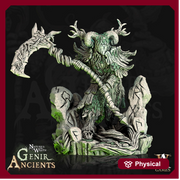 Ancient Verdant Lord (5 sizes) Unpainted Miniature | 28mm,32mm, 54mm,75mm,100 Scales | Dungeons & Dragons |Pathfinder | Archvillain games - Only-Games