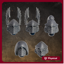 Black Gryphons Heads Set