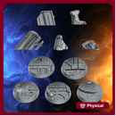 Millennium Wars Flying Units Bases Set x5 (32mm)