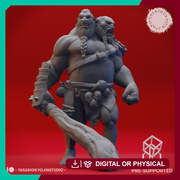 Ettin - Tabletop Miniature (Pre-Supported) - Only-Games