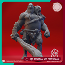 Ettin - Tabletop Miniature (Pre-Supported)