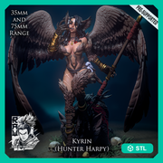 Kyrin - Hunter Harpy - STL only - Only-Games
