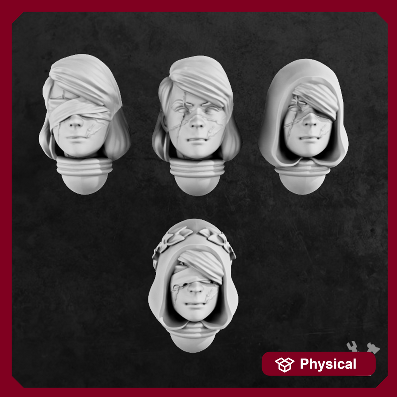 War Sister Heads "Holy Elizabeth" Bits Set