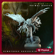 Sci-Fi Flying Insectoid Hemothrax Hovercrim Miniature | 25mm, 40mm, 50mm, 60mm BASE SIZES | Resin Unpainted | Sci-fi Archvillain Games - Only-Games