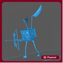 Modron - Quadrone - Geometric Warrior