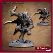 Warforged Rogue,  Thief , Assassin, Ranger PC NPC | 28mm, 32mm, 75mm Scale Resin | Dungeons and Dragons | Auron | Artisan Guild - Only-Games