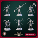 Death reaper's soldiers set 6 miniatures 32mm