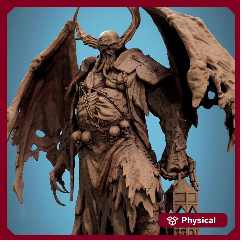 Demon Prince, Flesh Golem Abomination Pestilence  (4 sizes) | 110mm Tall Proxy size | Large, Huge, Gargantuan D&D scale | Daemon Wargames  | - Only-Games