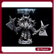 Fighter Barbarian Goliath Heavy Armor | 28mm,32mm,54mm, 75mm Scales | Dungeons and Dragons | Pathfinder | Tabletop RPG | Mini Monster Mayhem - Only-Games