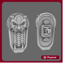 Cyber Samurai Oni Style Mega Shield Set RIGHT