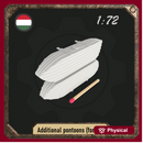1/72 Additional pontoons for V-3 experimental tank