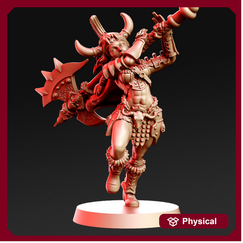 Cronia - Barbarian Female - 32mm - DnD