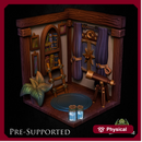 Witch Scenery [PRE-SUPPORTED] Library House Diorama