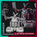 Grinder - Abomination of Bhaal -  PRESUPPORTED - Illustrated and Stats - 32mm scale
