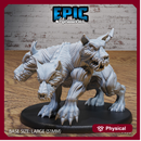 Skinned Cerberus Sniffing