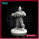 (0087) Male big guy cyberpunk with big arms