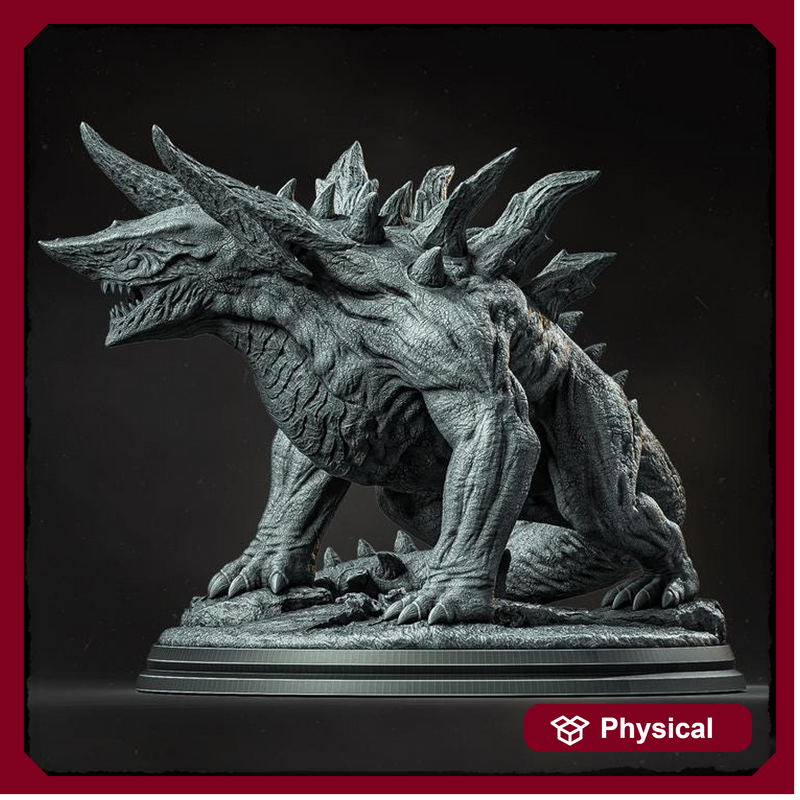 Kaiju, Behemoth, Tarrasque (4 sizes) D&D  Miniature | Torso 120mm Long,  80mm Height | Resin Statue | Figurine | Dungeons and Dragons 5e - Only-Games