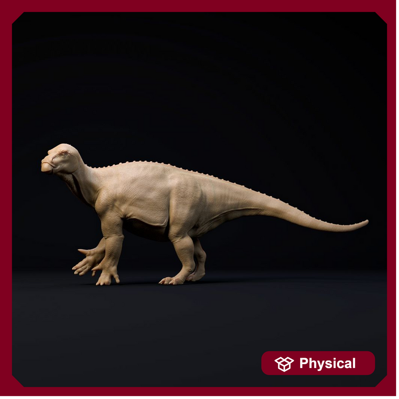 Iguanodon walking 1-35 scale dinosaur