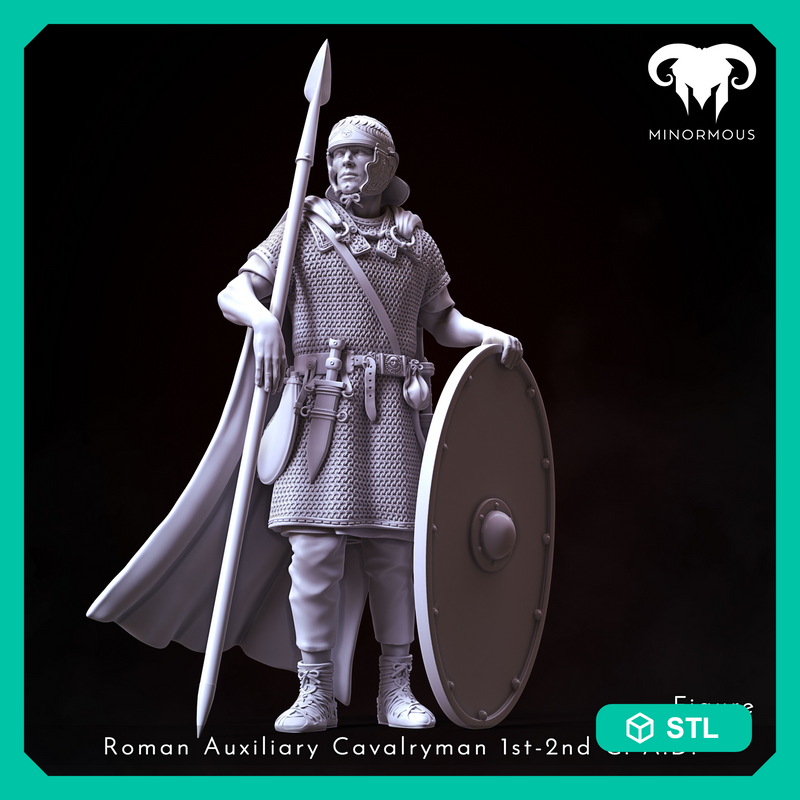 Figure - Roman Auxiliary Cavalryman 1st-2nd C. A.D. Horsemen of Antiquity!