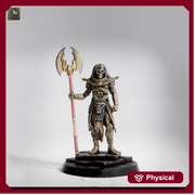 Mummy Lord Miniature | Undead Pharaoh Warrior | Resin 28mm 32mm 54mm 75mm 100mm - Only-Games