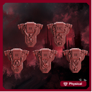 Crimson Wings Backpacks Set x5