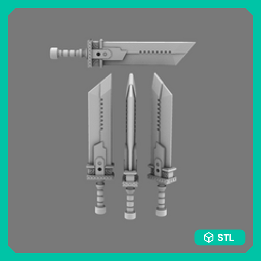 Space Knights Fantasy Cloud Sword NOHAND - Only-Games
