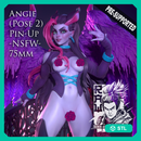 Angie Pin Up (Pose 2) 75mm -NSFW- Pre-Supported - STL only