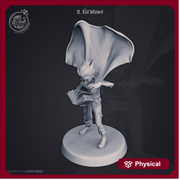 Kid Human Wizard Miniatures | Spell Caster | Dungeons and Dragons | 28mm, 32mm, 75mm | Pathfinder | Unpainted | Nolzur’s Marvelous - Only-Games