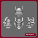 Cyber Samurai V2 Metal Storm Samurai Helmet X 10