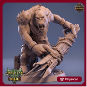 Oger, Troll Unpainted mini | 28mm & 32mm Scale 75mm,100mm Tall | Dungeons and Dragons| Pathfinder Oger| Daybreak Miniatures | Tabletop RPG | - Only-Games