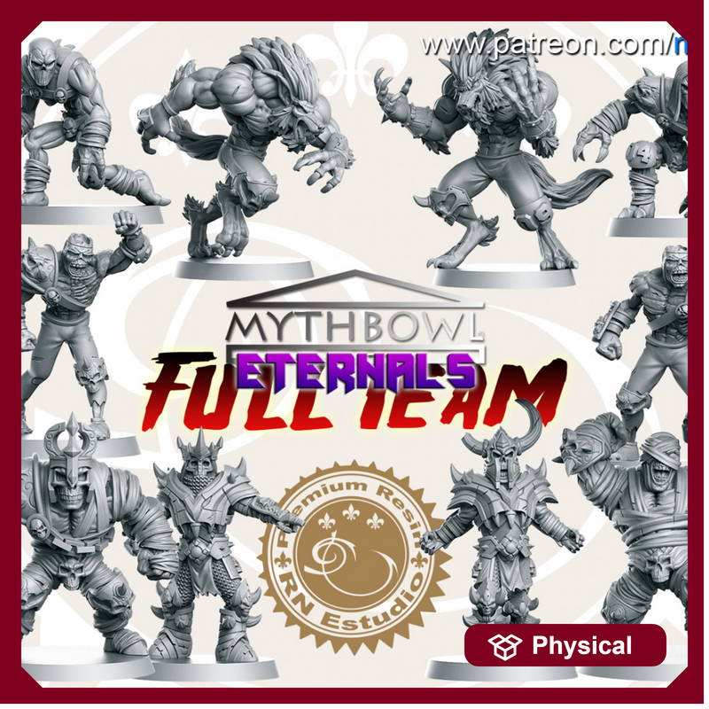 Eternals Team 16 miniatures Fantasy Football 32mm - Only-Games
