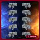 Princeps Cohort Prisma Pistols Set x10