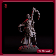 Elf Female Wizard, Sorcerer Warlock PC NPC | Resin Miniature 28mm,32mm,54mm,75mm,100mm Scale |Dungeons & Dragons, Pathfinder | Flesh of Gods - Only-Games