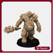 Ogre Crusher Resin Miniature - Spiked Club Option 2 - "The Ogre Wars" - Only-Games