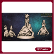 Lusty Dragonborn Draconian Maid | 28mm, 32mm, 54mm, 75mm Scale Resin Miniature | Dungeons and Dragons D&D 5e | Pathfinder | Artisan Guild - Only-Games