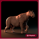 Paraceratherium prehistoric rhinoceros 1-35 scale