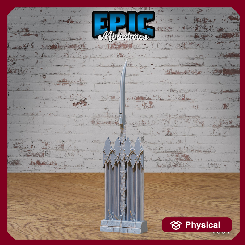 Dark Elf Siege Camp Fence Straight - Only-Games