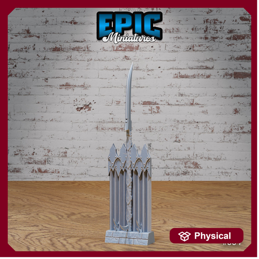 Dark Elf Siege Camp Fence Straight - Only-Games
